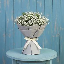 Букет цветов из:  Гипсофила в Розе Челябинской области
