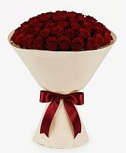 Букет 101 Бордовая роза Блэк Бакарра в Розе Челябинской области
