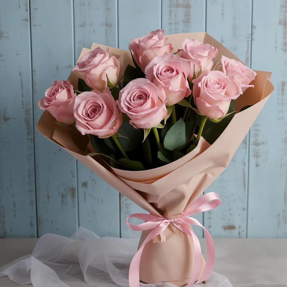 Букет цветов из: Розы в Розе Челябинской области