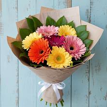 Букет цветов из:  Герберы в Розе Челябинской области