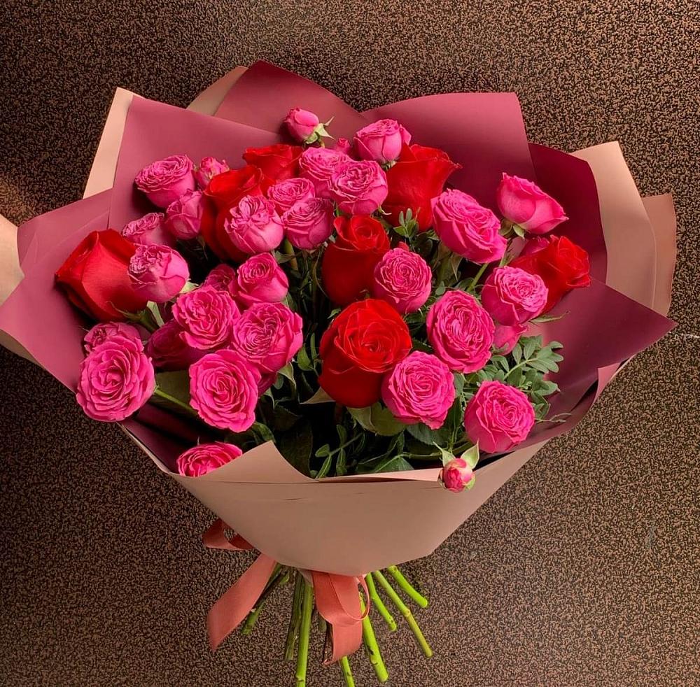 Букет В объятьях нежности в Розе Челябинской области