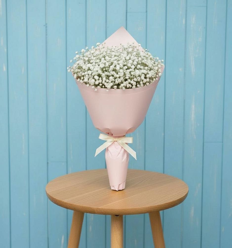 Букет цветов из: Гипсофила в Розе Челябинской области