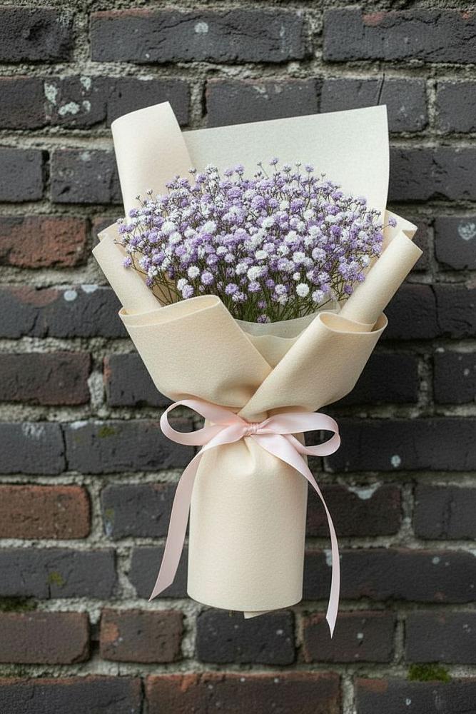 Букет цветов из: Гипсофила в Розе Челябинской области