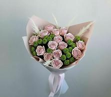 Букет цветов из:  Розы и Хризантемы в Розе Челябинской области
