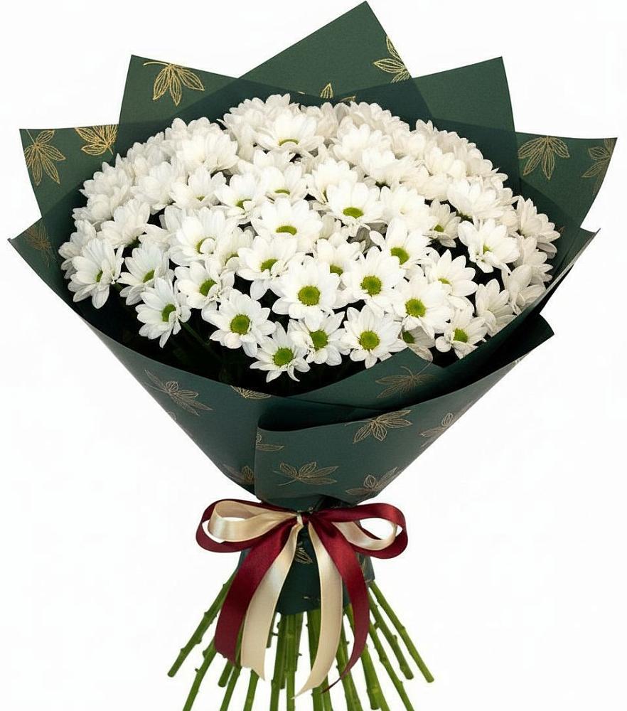 Букет цветов из: Хризантемы в Розе Челябинской области