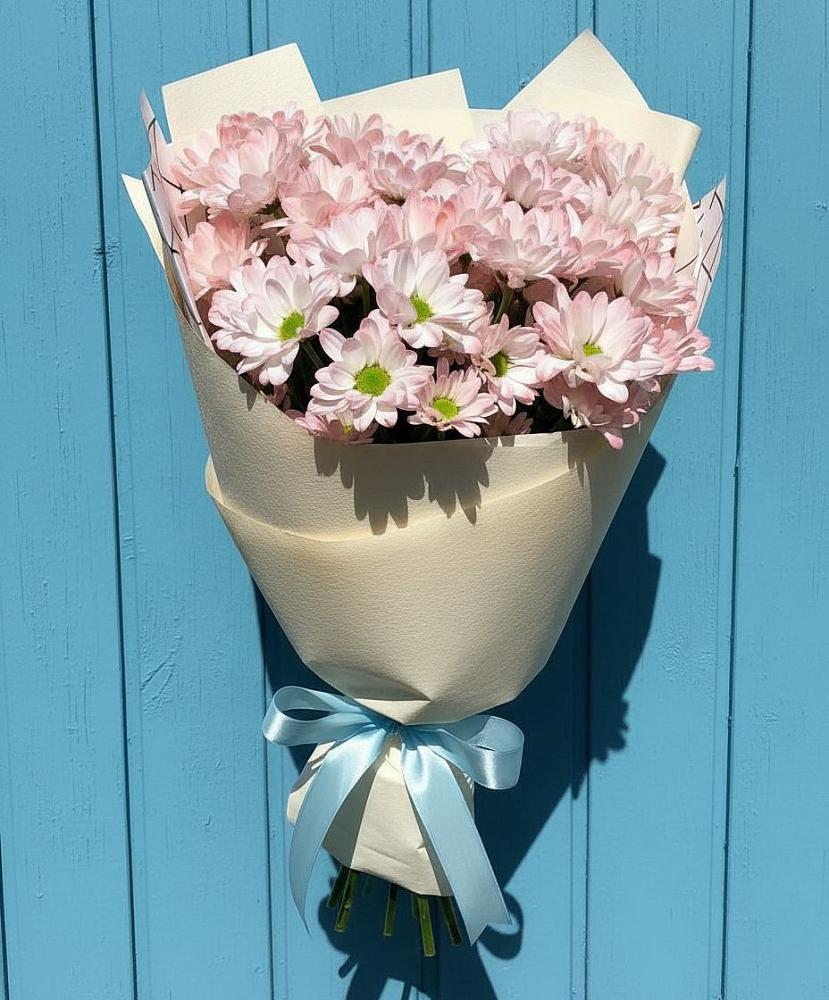 Букет цветов из: Хризантемы в Розе Челябинской области