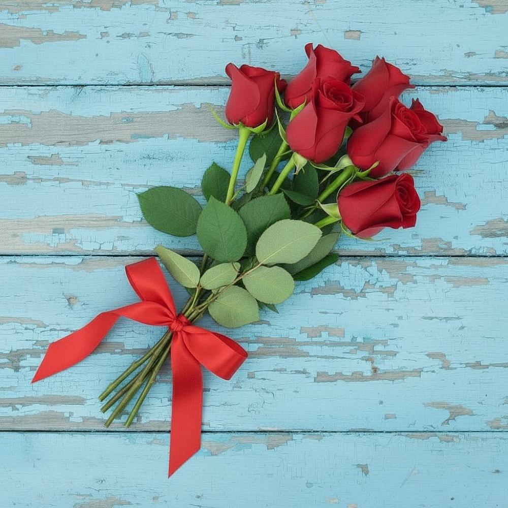 Букет Красные розы в Розе Челябинской области