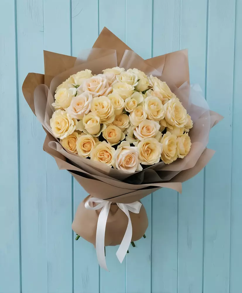 Букет Кремовое облако в Розе Челябинской области