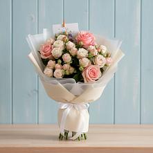Букет цветов из:  Розы #REPLACE_PRED# Розе Челябинской области