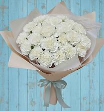 Букет цветов из:  Гвоздики в Розе Челябинской области